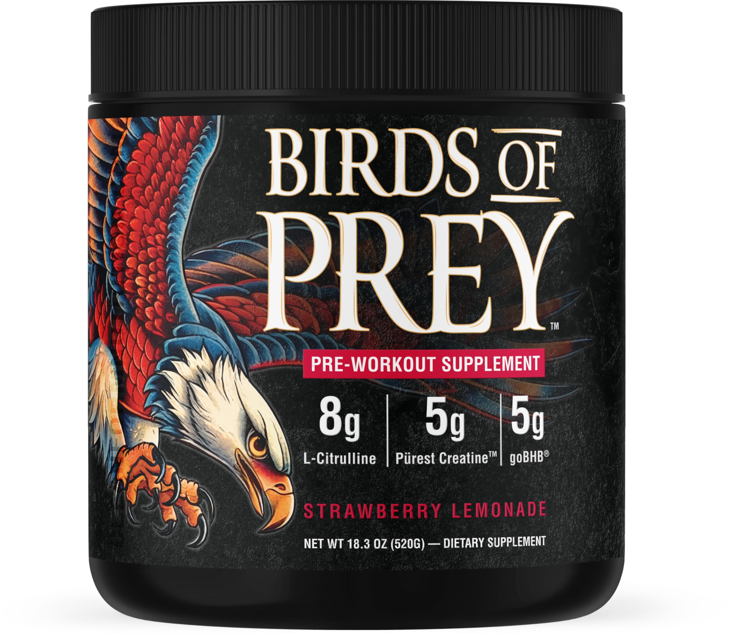 CleanForm Nutrition Pré-treino em pó goBHB, sabor Strawberry Lemonade, 20 porções