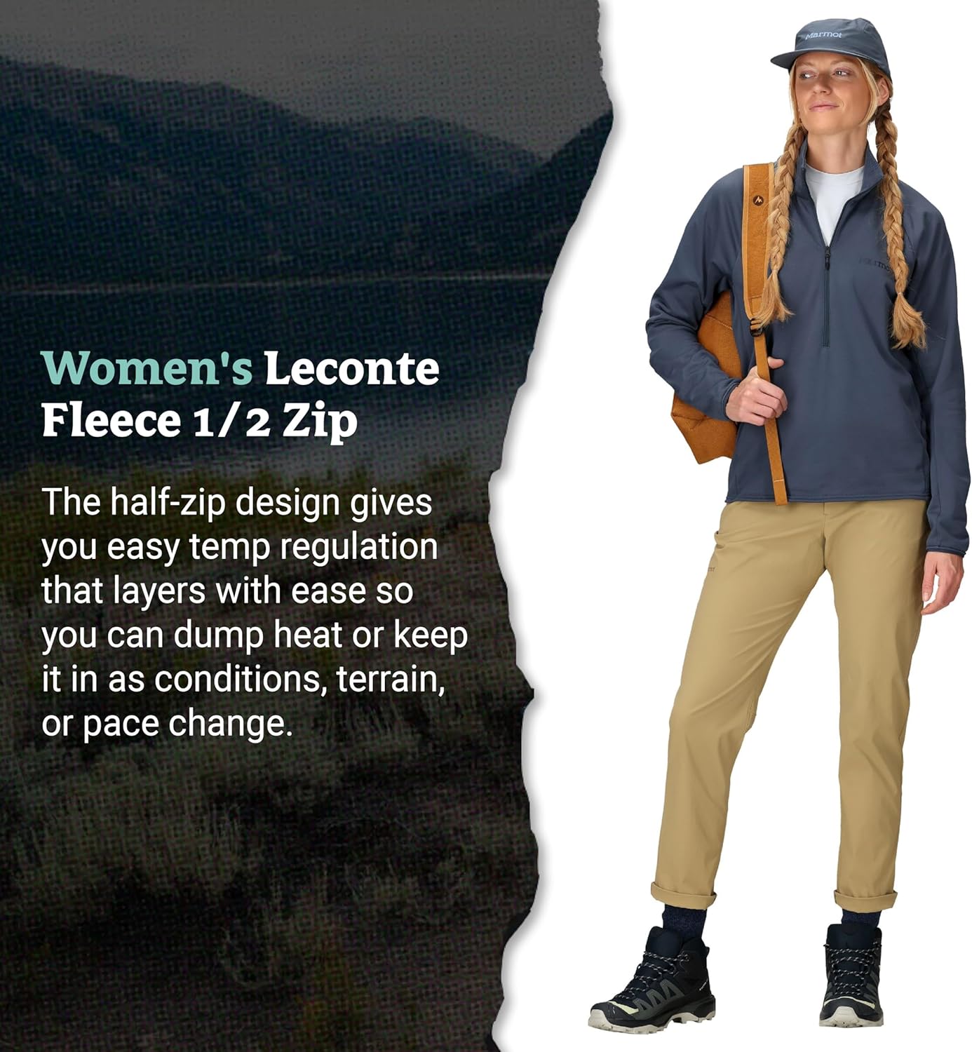 MARMOT womens Wm's Leconte Fleece 1/2 Zip - Image 4