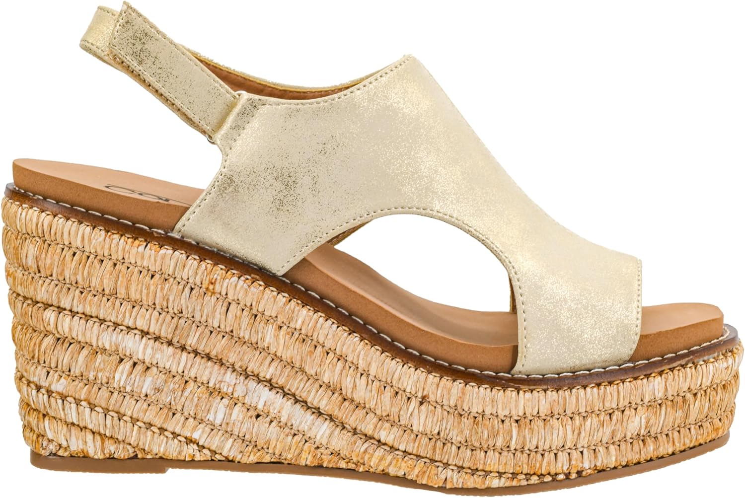 Corkys Footwear Women's Freddie Wedge Sandals with 3.75-Inch Heel and 2-inch Platform- Comfort-Enhancing EVA Insoles, and Stylish Jute Wrapped Bottom Design