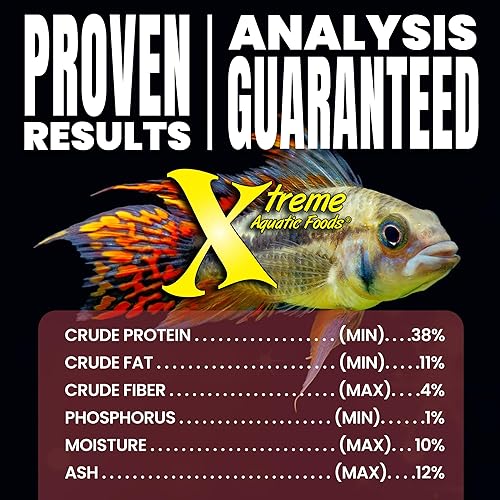 Miniatura 7 de Xtreme Krill Flakes - Alimento superior para peces de agua dulce con krill, camarones, proteínas de pescado, espirulina y vitaminas para una salud