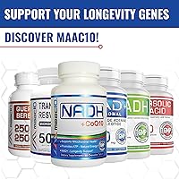 Vista 9 de MAAC10 Suplemento NADH + CoQ10 Tabletas masticables de gran sabor 50 mg PANMOL NADH + 100 mg CoQ10 para fatiga, energía y concentración mental