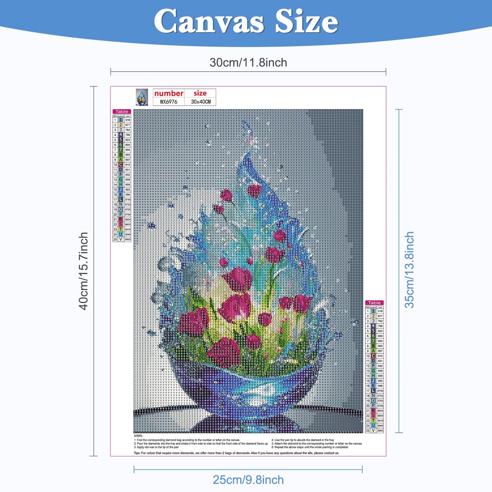 DAERLE Diamond Painting Kit Completo Drill Adulti E Bambini