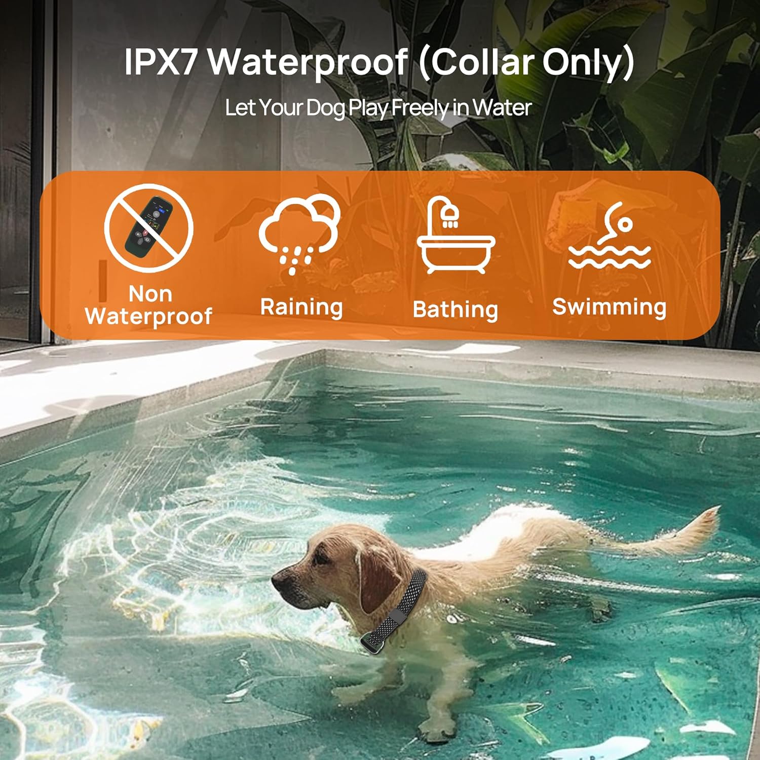 Wireless Dog Fence with Real-Time Tracking & TFT Color Screen - 4-in-1 Electric Dog Fence System, 3300ft Range, IPX7 Waterproof, Bark Control & Anti-Loss Alarm for Medium/Large Dogs Vine 3