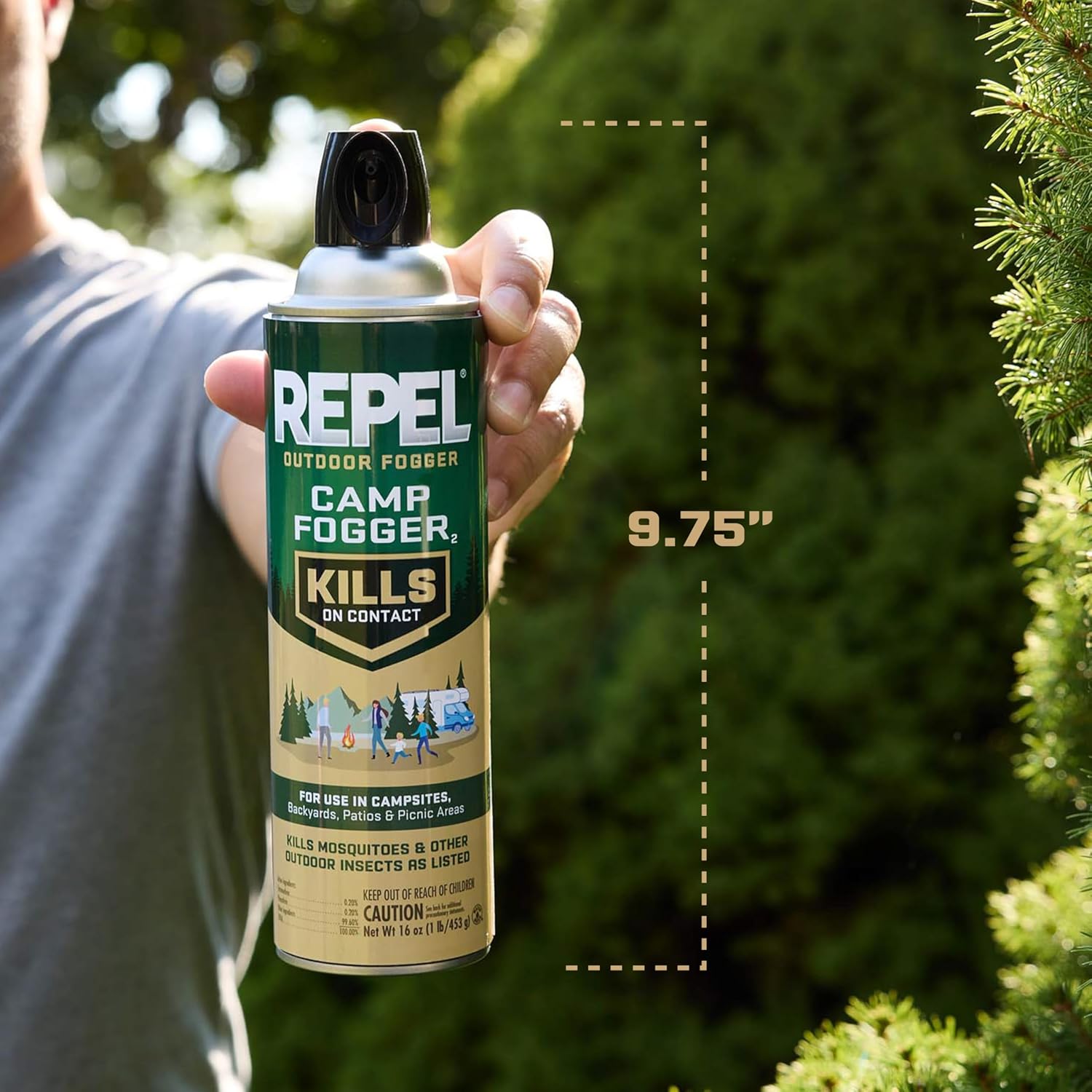 Repel Outdoor Camp Fogger, Aerosol, 16-Ounce, 6-Pack