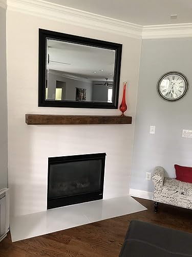 Miniatura 2 de Joel's Antiques - Estantería flotante rústica de 3 x 7 x 60 pulgadas, color marrón medio, grueso, fácil de colgar