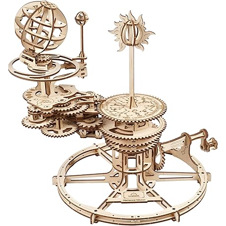 UGEARS Tellurion 3D Solar System Model Kit