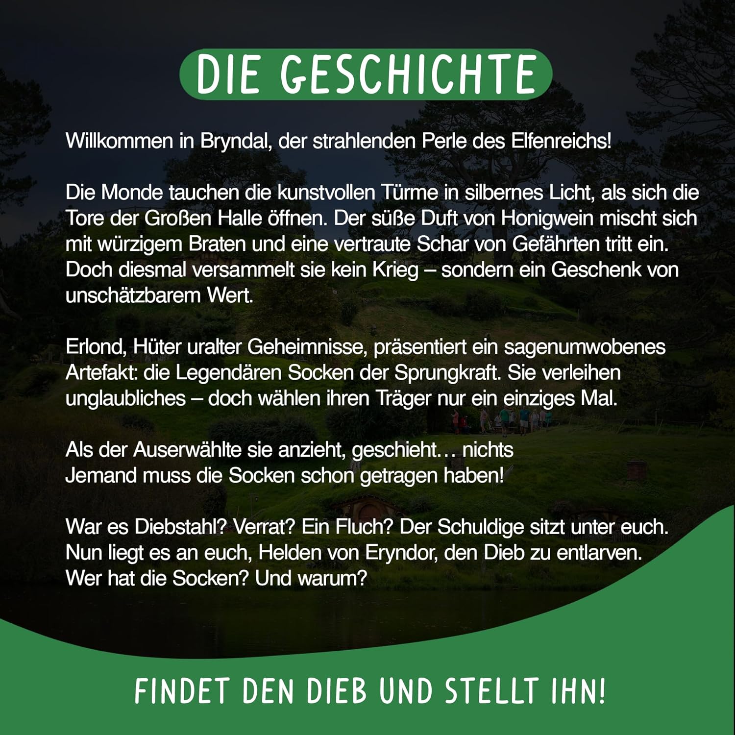 Fantasy Crime Dinner for Home – 4 to 10 People – Deceptive Companions – The Exciting Crime Party Game from 15 Years – Ideal for Your Crime Dinner Party