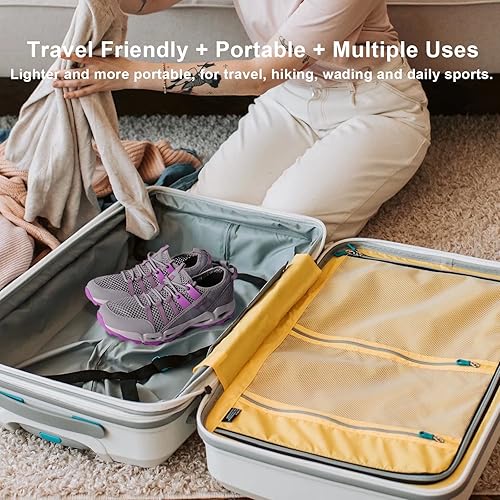 Miniatura 7 de MAINCH Zapatos de agua de senderismo para mujer, de secado rápido, para deportes al aire libre