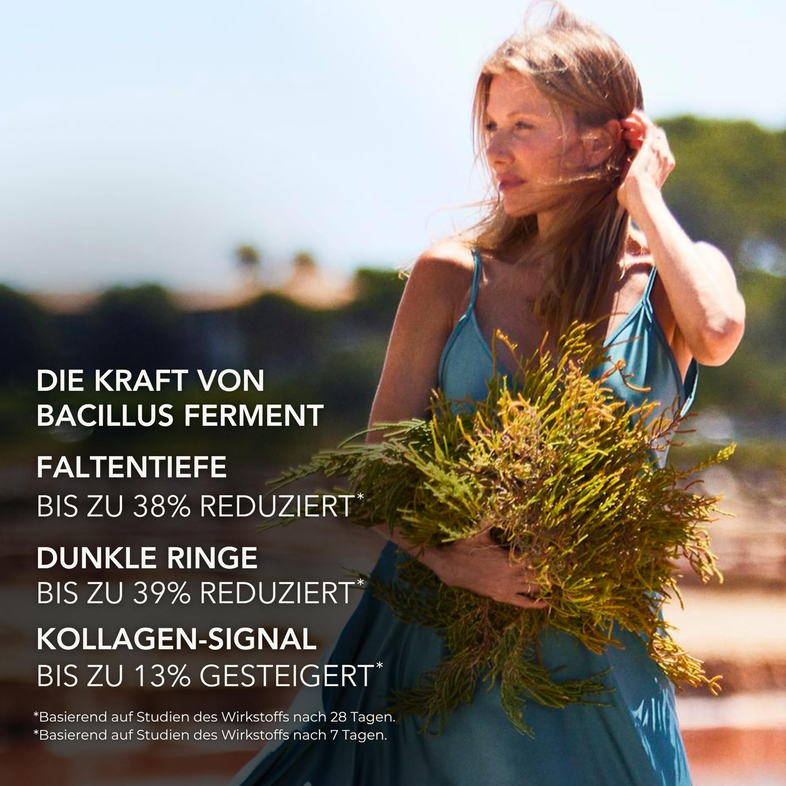 Eye Cream - Augencreme mit Bacillus Ferment - mit Shea Butter und Aloe - wirkt gegen geschwollene Augen, gegen Tränensäcke, gegen Falten - ohne Parabene, ohne Alkohol