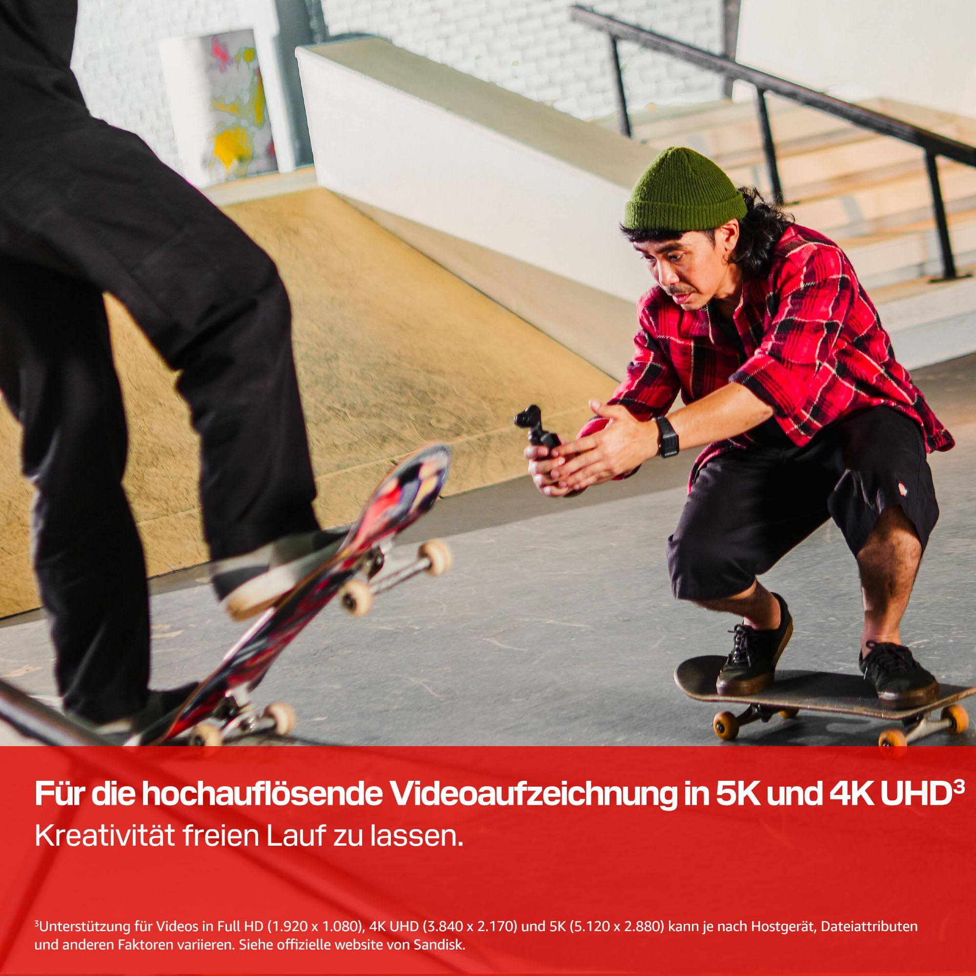 SanDisk Extreme microSDXC UHS-I Speicherkarte 2TB + SD Adapter, (Für Smartphones, Actionkameras oder Drohnen, Übertragung bis zu 240 MB/s, 4K UHD) RescuePRO Deluxe, UHS-I, U3, V30