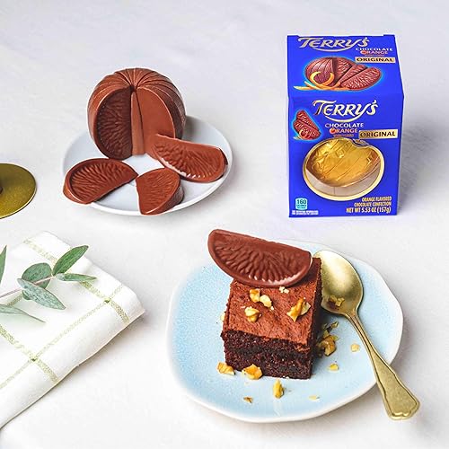 Miniatura 7 de Terry's Paquete de 12 unidades de chocolate con leche y naranja, 5.53 onzas, relleno de calcetín y recuerdo de fiesta, bola de chocolate con sabor