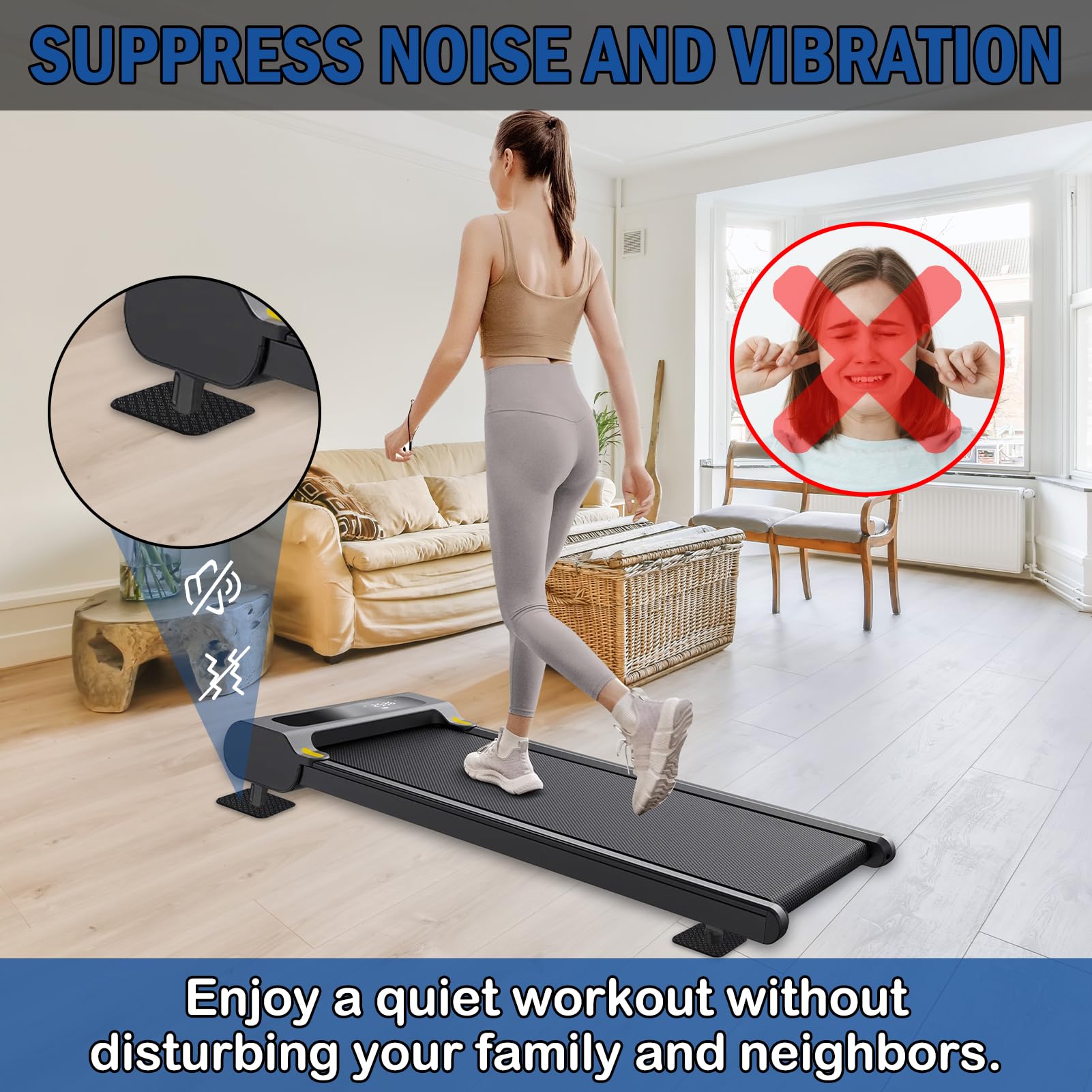 Treadmill Exercise Equipment Floor Mat For Carpet Urevo Walking