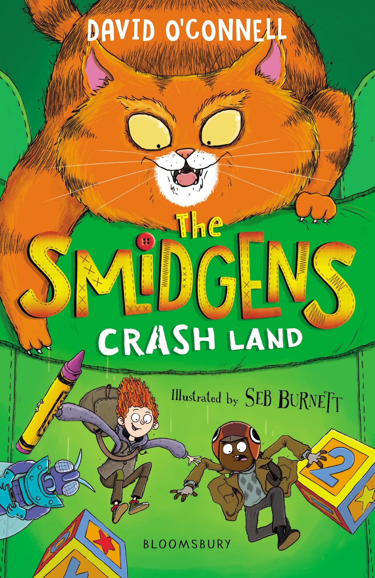 The Smidgens Crash-Land by David O'Connell (Paperback Book)