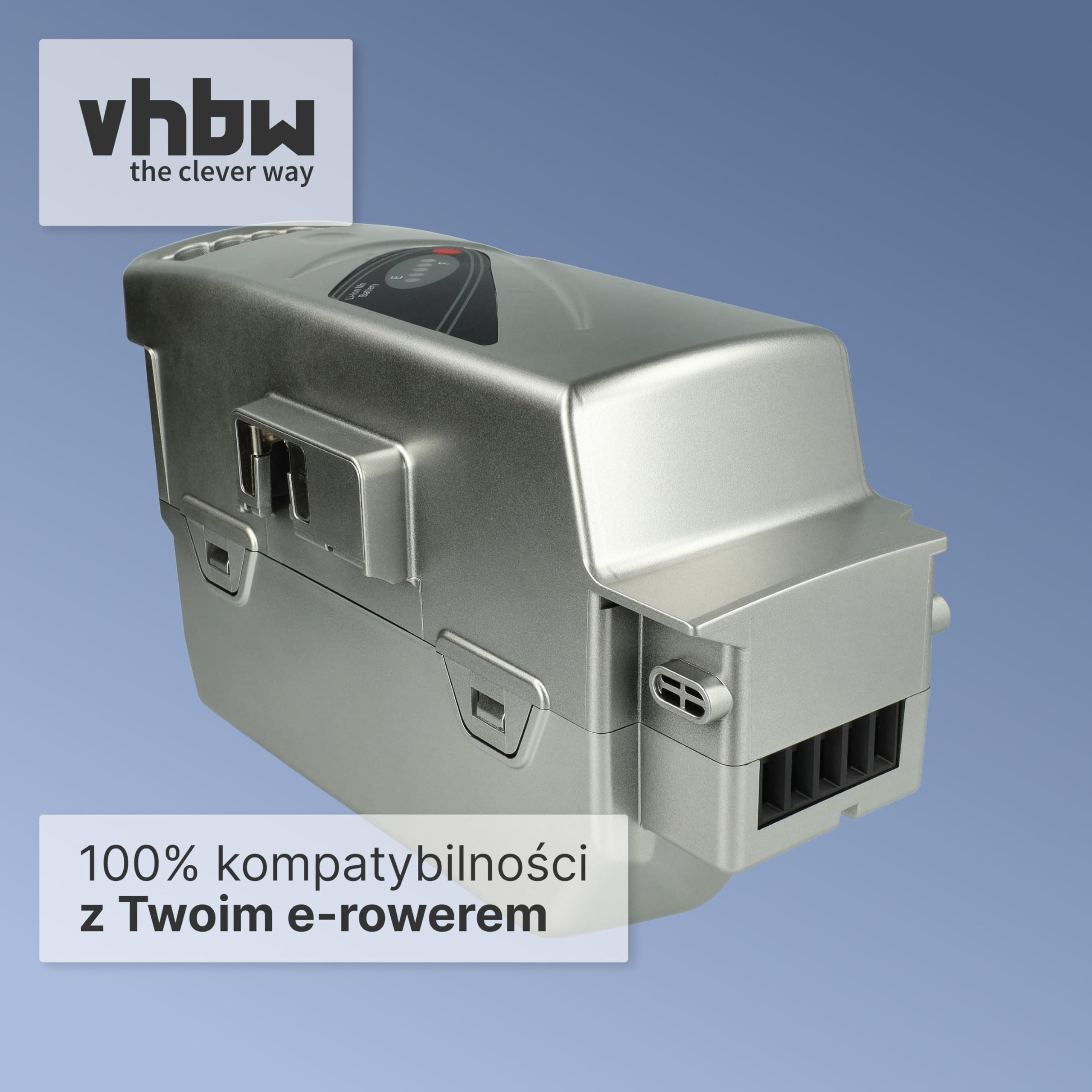 vhbw Akumulator kompatybilny z Panasonic Flyer-C-Serie, seria Flyer-L, seria Flyer E-Bike rower elektryczny (20800 mAh, 25,2 V, litowo-jonowy)
