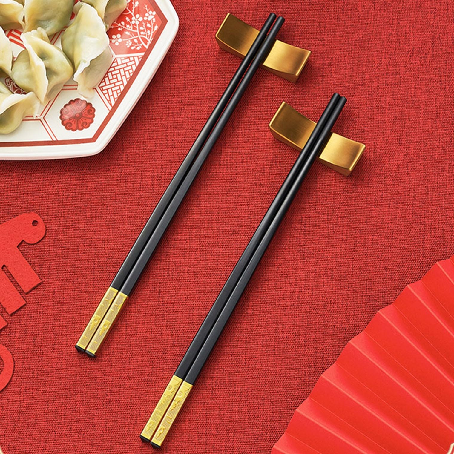 BBAUER chopsticks essstäbchen sushi stäbchenJapanische Essstäbchen-Geschenkbox, 10 Paar rutschfeste Essstäbchen aus Legierung für den Hausgebrauch