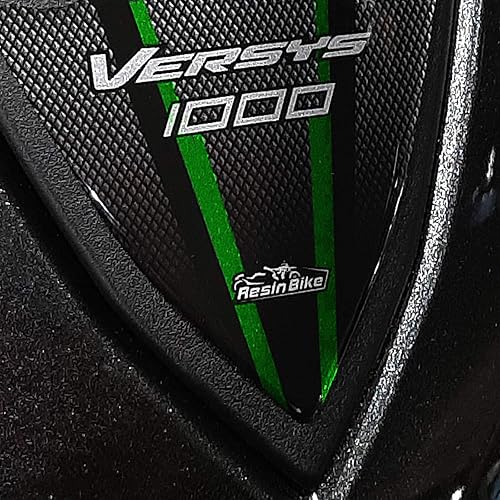 Miniatura 4 de Adhesivos 3D para motocicleta compatibles con Kawasaki Versys 1000 Grand Tour 2019-2020. Protección frontal contra golpes y arañazos. Adhesivo de