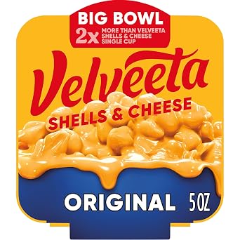 Velveeta Shells & Cheese Mac & Cheese MW Dinner Meal, Original, 5 oz
