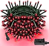 Vista 14 de Tira de luces de Navidad de 200 luces LED que cambian de color de 75.8 pies con control remoto, temporizador y función de memoria, 9 modos