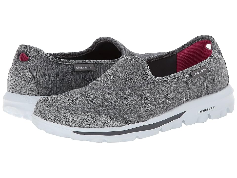 

SKECHERS Performance Go Walk (Gray) Women's Shoes