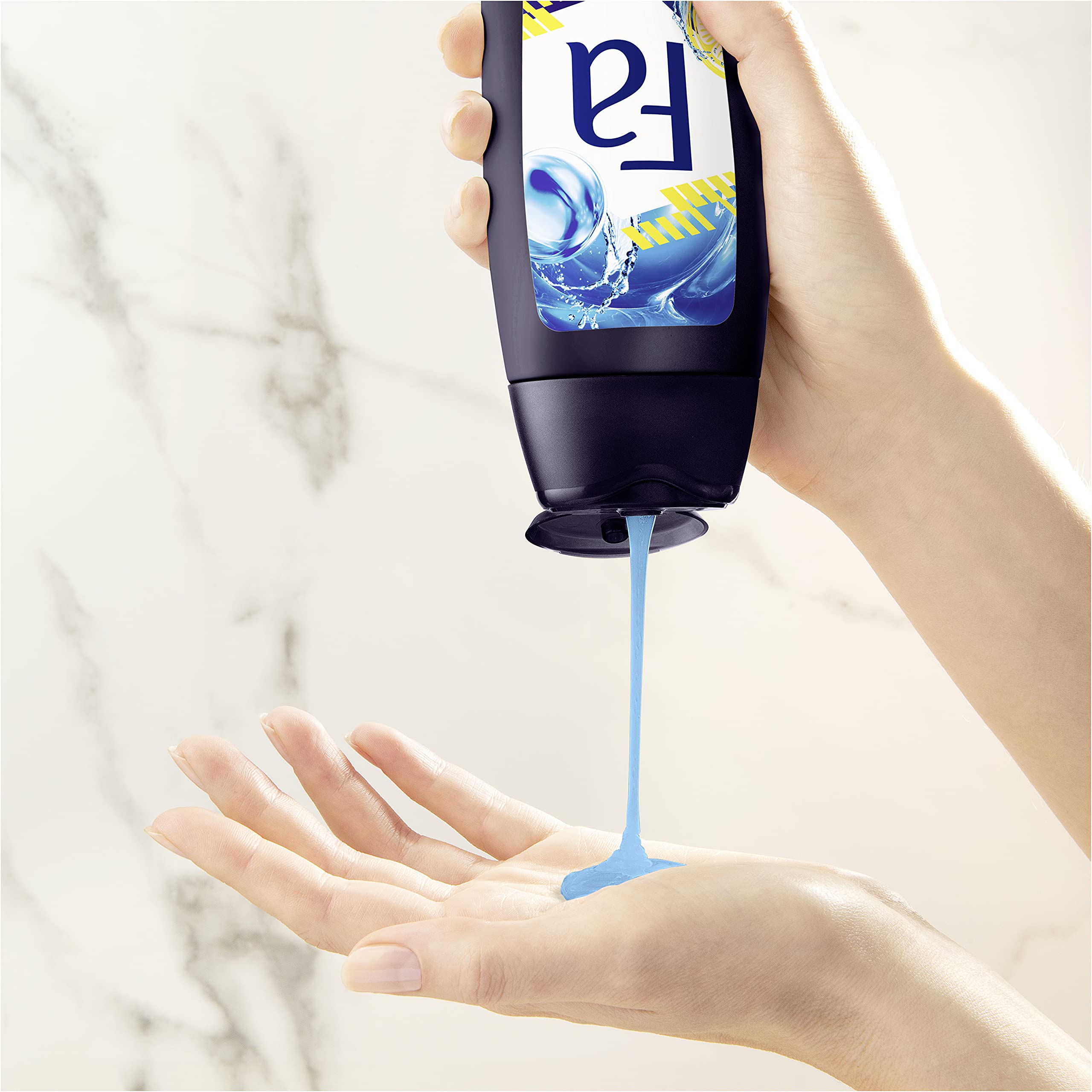 Fa Revitalising Sport Shower Gel with the revitalising fresh scent of green citrus 3, 750 ml, 2.25 l (Pack of 1) - Image 3