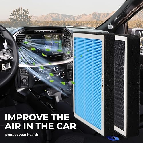 Miniatura 9 de CF10134 Filtro de aire de cabina compatible con Honda Civic Accord CRV Odyssey Passport Pilot Ridgeline Acura CSX ILX Filtros de aire de cabina para