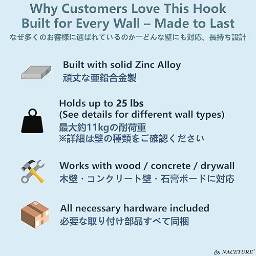 Miniatura 7 de NACETURE Ganchos grandes para colgar plantas, ganchos de techo para plantas colgantes, ganchos de techo resistentes para colgar luz, gancho de araña