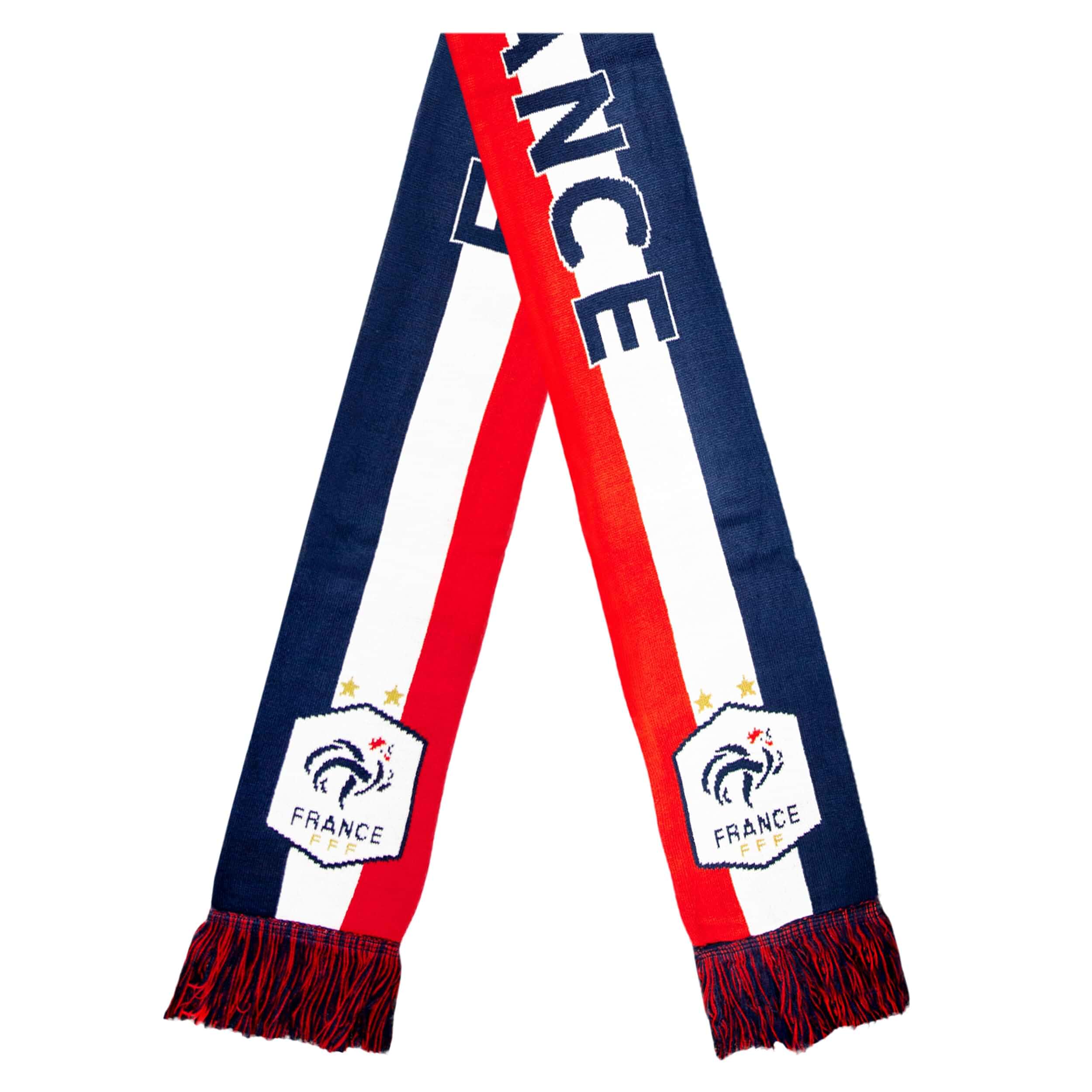 Icon Sports Officially Licensed French Football Federation Scarf - Unisex Adult