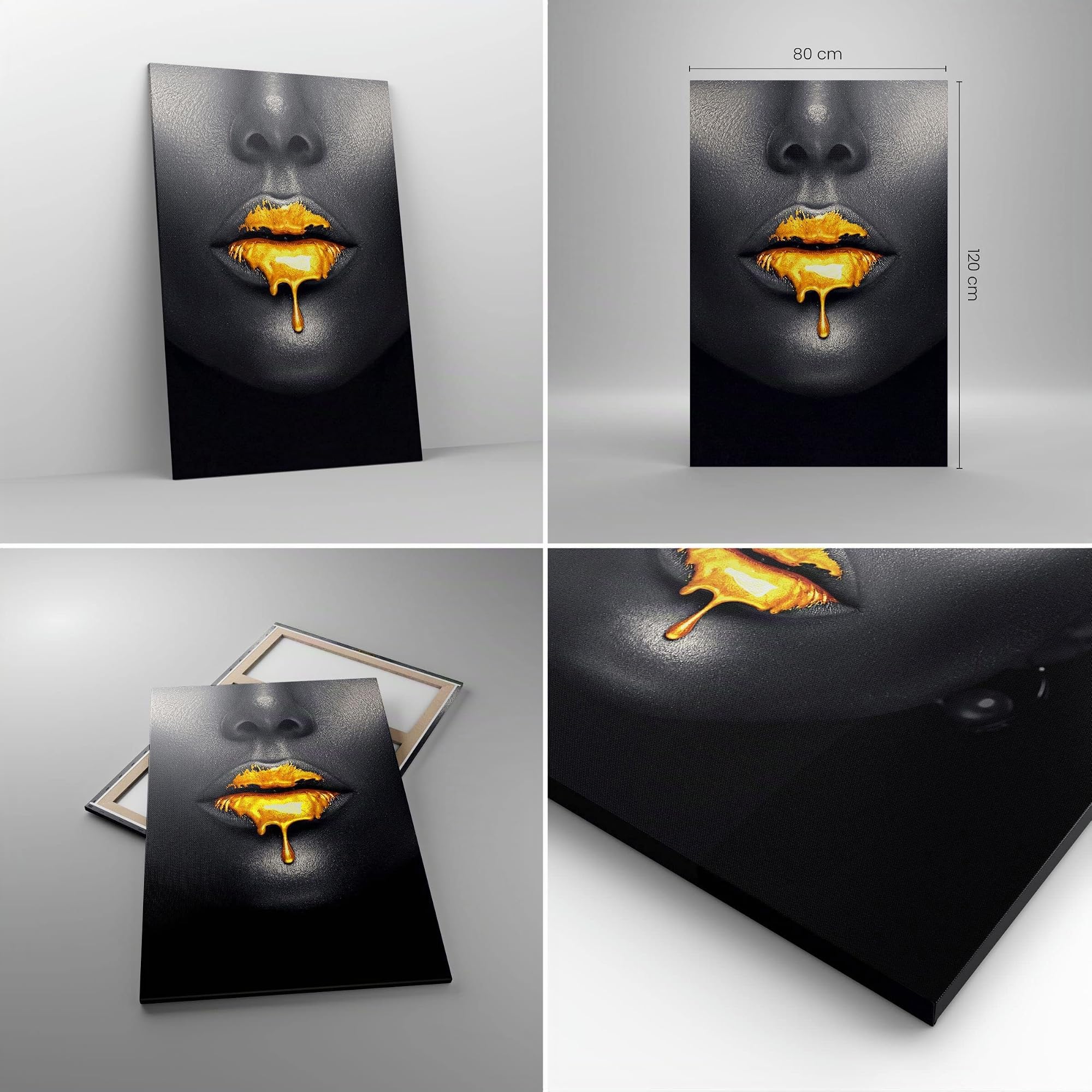 ARTTOR Lienzo Decorativo 80x120 cm Moderno Vertical Personas Moda - 4460