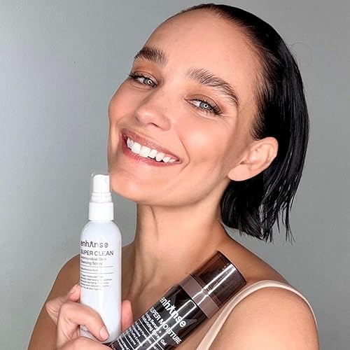 Miniatura 8 de Jet Set Face Clear - Aerosol autobronceador para hombres, ácido hialurónico, extracto de sandía hidratante, gradual, libre de desorden y rayas, agua