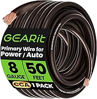 Vista 9 de GEARit Cable de calibre 4, cable de extensión de cable eléctrico CCA para alimentación/tierra automotriz, cable de batería, audio de automóvil, RV