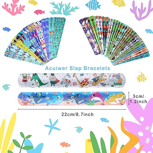 Miniatura 10 de Viicoor 48 pulseras de Halloween a presión para regalos de fiesta, premios escolares, intercambio de regalos de Halloween, regalos a granel