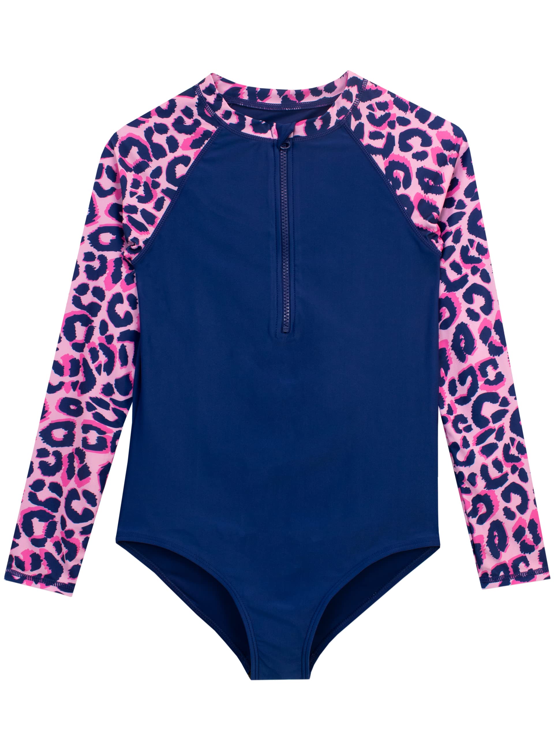 Harry Bear Girls Swimsuit Leopard Multicoloured 6-7 Years
