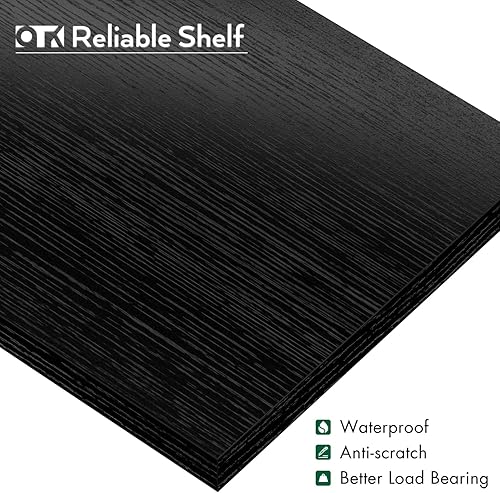 Miniatura 7 de OTK Estantería de 5 niveles, estantería alta, organizador de almacenamiento de estante de oficina, estante moderno para sala de estar, dormitorio y