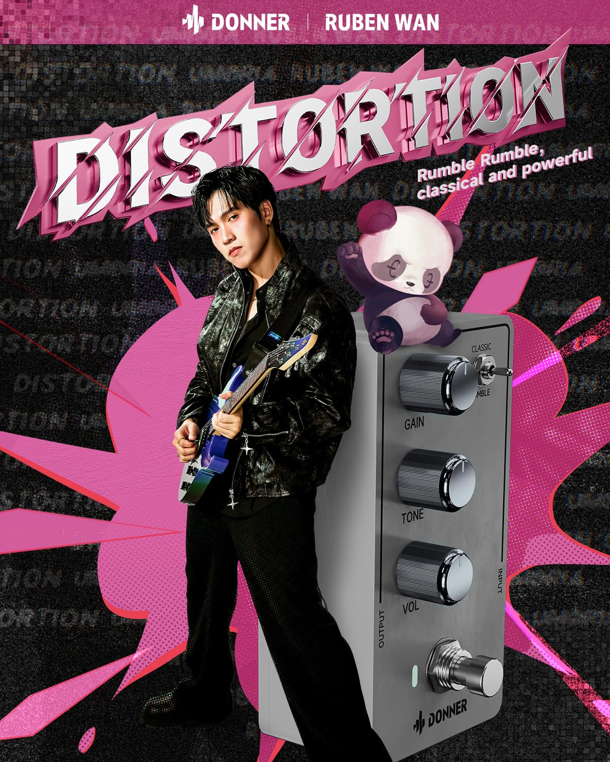 Amazon | Donner ディストーション ギター エフェクター Distortion