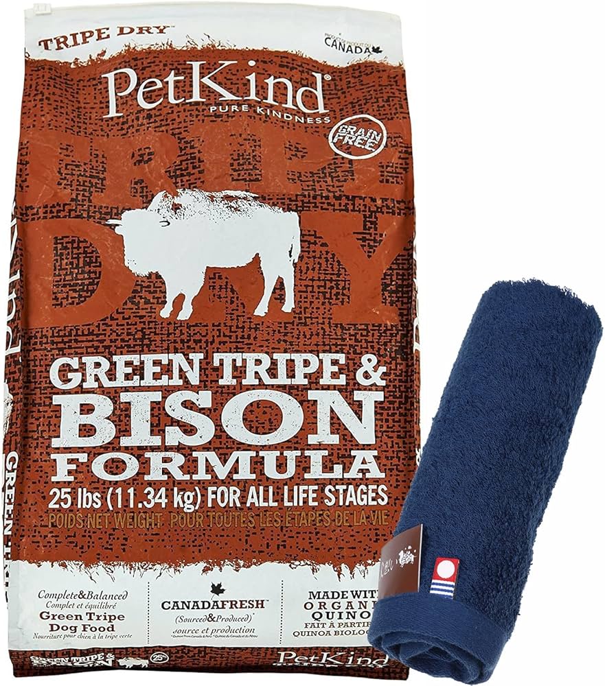 格安◎PetKind グリーントライプ＆バイソンフォーミュラ新品11.34kg Amazon.co.jp: ペットカインド トライプドライ グリーントライプ