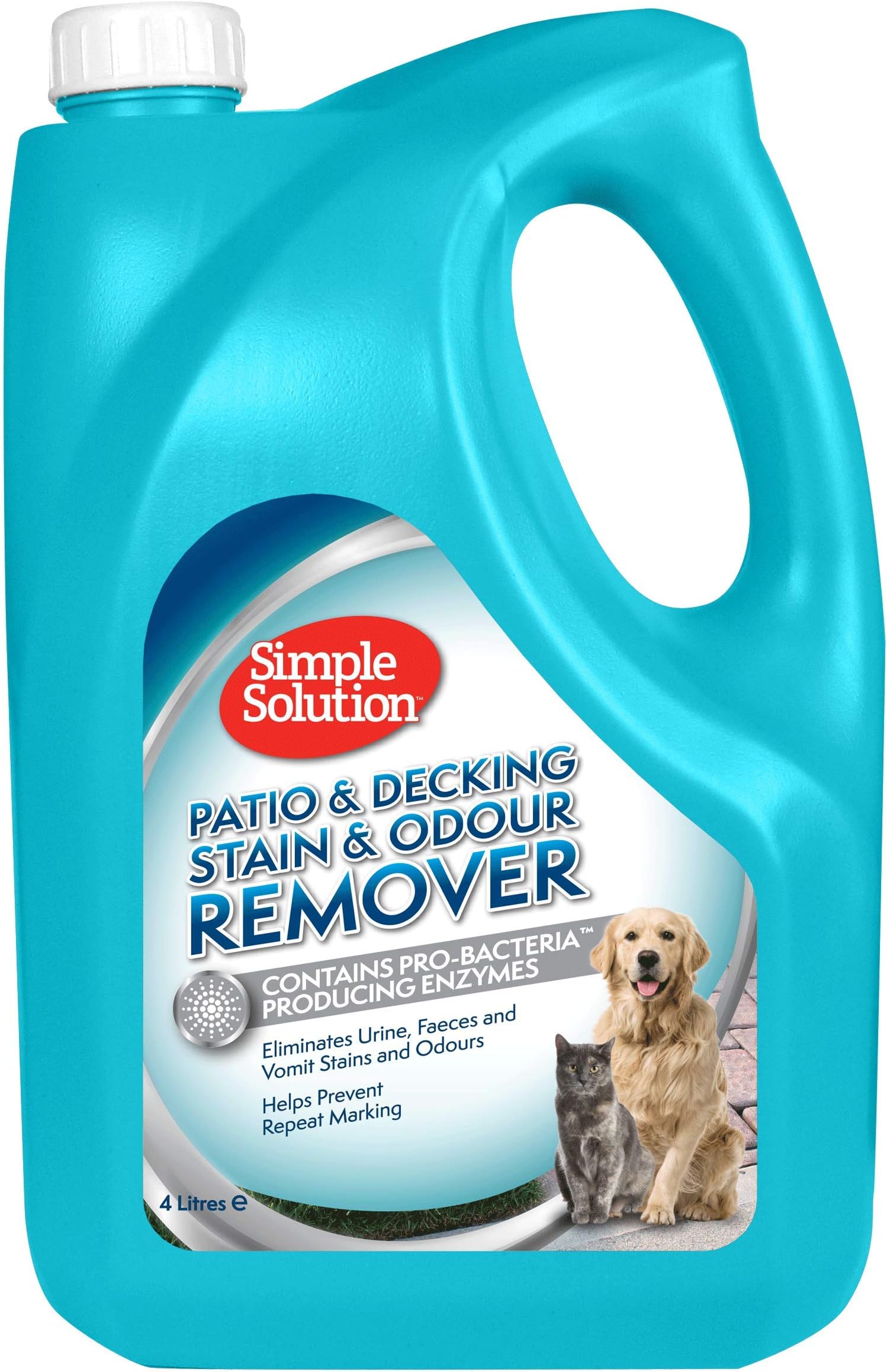 Simple Solution Patio & Decking Pet Stain and Odour Remover, Enzymatic