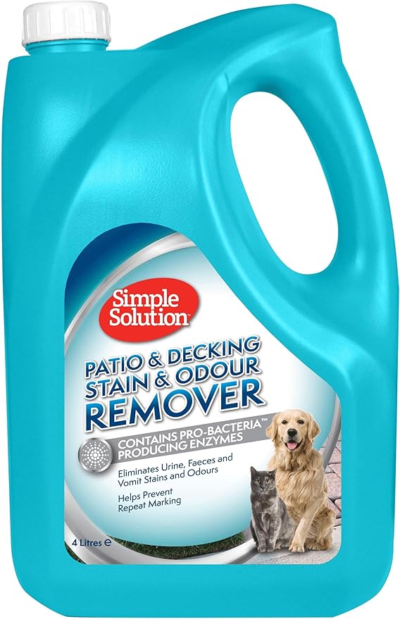 Simple Solution Patio & Decking Pet Stain and Odour Remover, Enzymatic