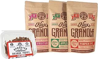 10 Apple and Cinnamon Recipes for Classic Warm Spiced Comfort 72 Flax Granola - Variety Pack: Fruit & Berry, Pumpkin Spice, and Apple Cin...