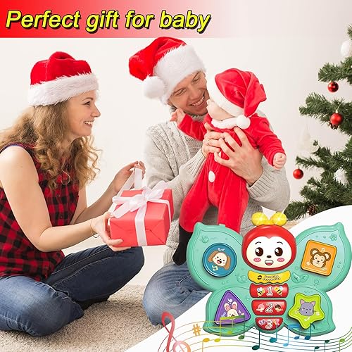 Miniatura 5 de KiuKieya Juguete de bebé con sonido musical de mariposa para niños pequeños y niñas