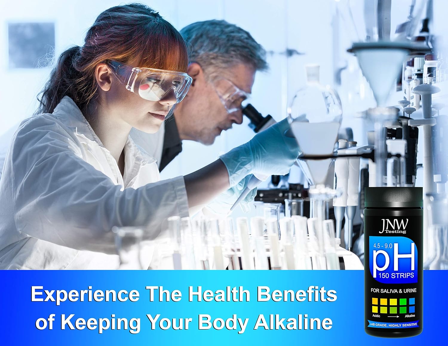 Buy JNW Direct pH Test Strips, 150 Urinalysis and Saliva Testing Strips to Monitor Alkaline and