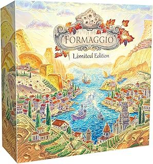 Formaggio Board Game (Limited Edition) - The Italian Cheesemaking Euro Strategy Game, Worker-Placement, Family Fun for Kids & Adults, Ages 14+, 1-4 Players, 40 Min Playtime by R2i Games