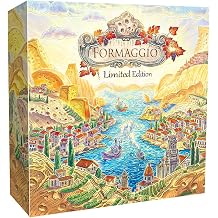 Formaggio Board Game Limited Edition - The Italian Cheesemaking Euro Strategy Game, Worker-Placement, Family Fun for Kids & Adults, Ages 14+, 1-4 Players, 40 Min Playtime by R2i Games