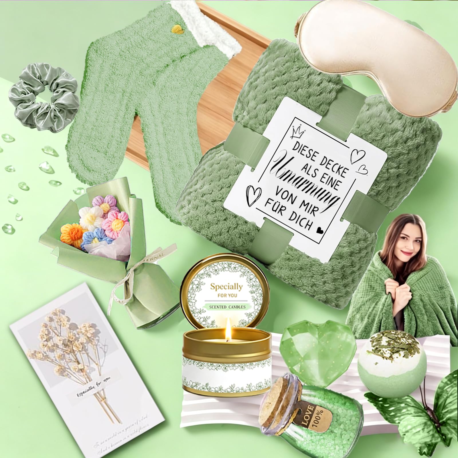 Regalo per donne, regalo di compleanno per donne, regalo rilassante per spa, set regalo per migliori amici, sorella, madre, moglie, fidanzata, collega, bestia e insegnante