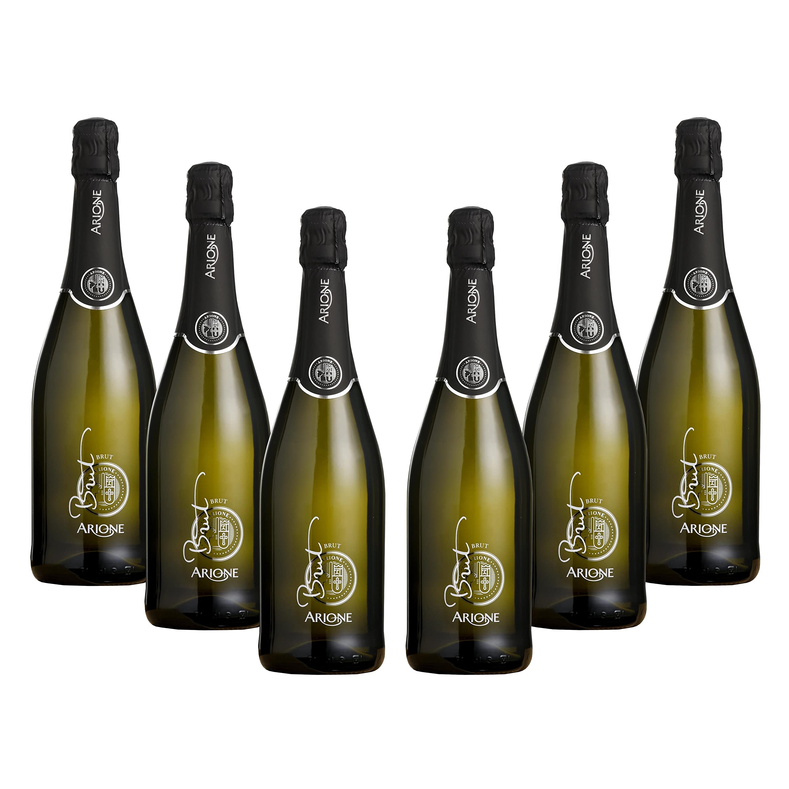 ARIONE | Spumante Brut, Confezione da 6 Bottiglie da 750 ml