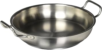 Paderno Stainless Steel 11 Inch Paella Pan
