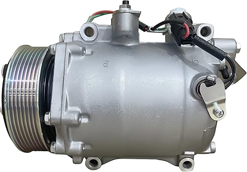RYC Nuevo compresor de aire acondicionado automotriz EH889 (se adapta a Acura TSX 2.4L 2009, 2010, 2011, 2012, 2013, 2014)
