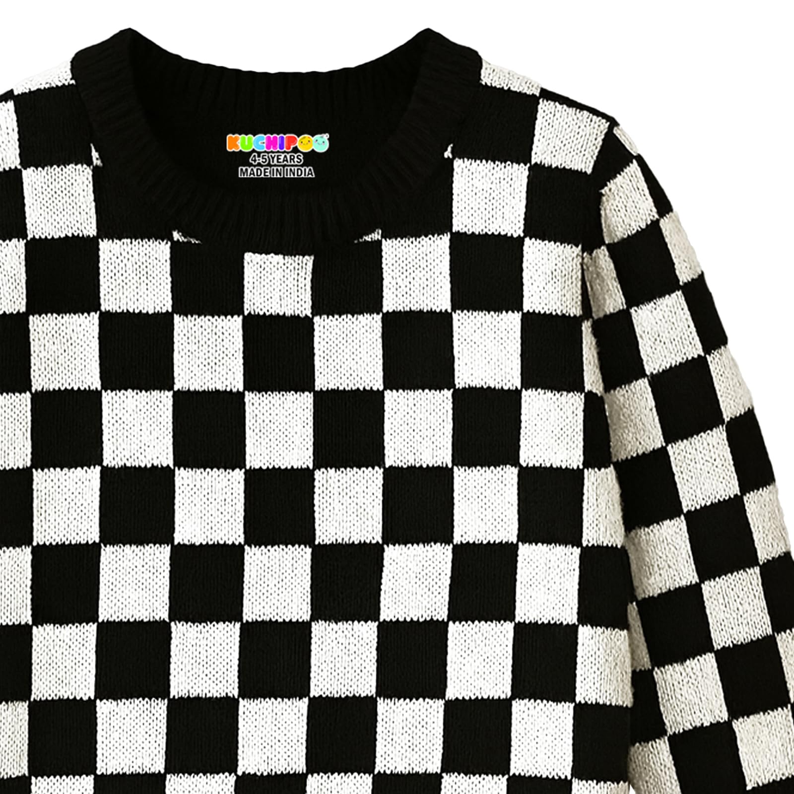 Kuchipoo Boys Regular Fit Winterwear Sweater (KUC-SWT-391, 8-9 Years, Multi-Colored) 1