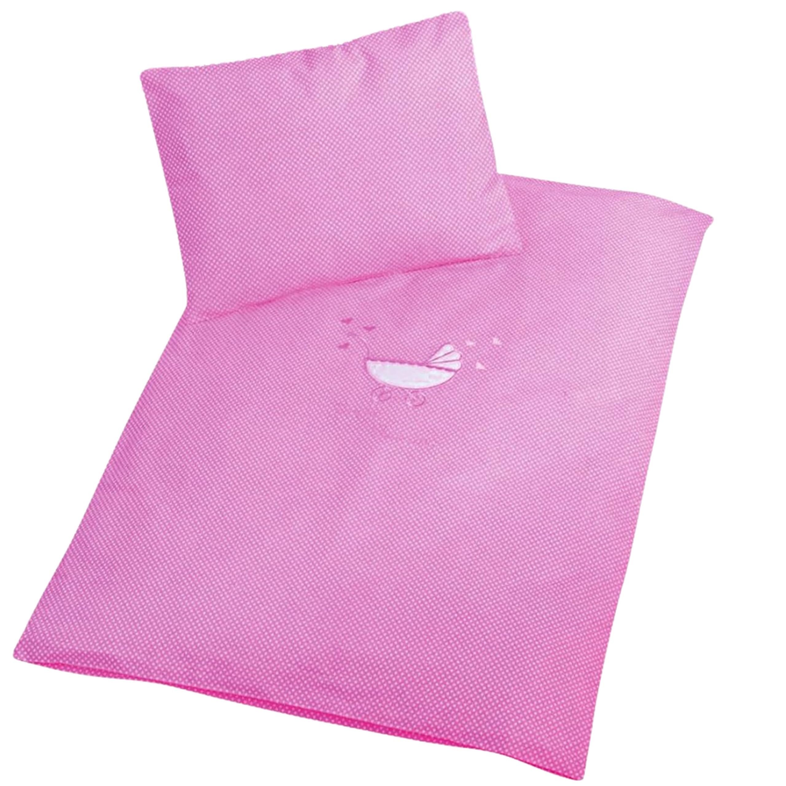 sei Design biancheria da letto per bambini, 2 pezzi. Addato per il set per passeggini: copripiumino 60x80 cm + federa 30 x 40 cm