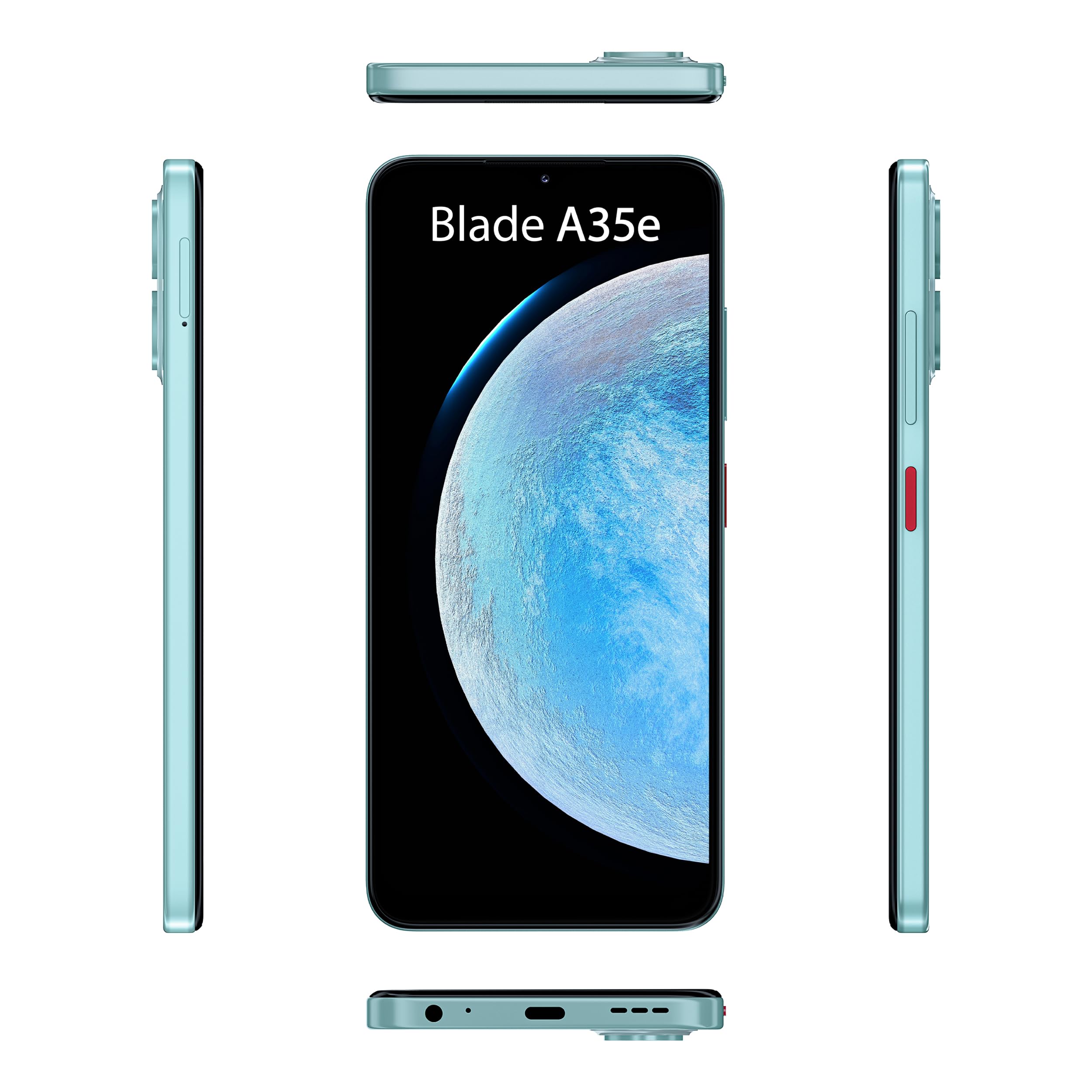 ZTE Smartphone Blade A35e 6,53 inç, 8MP+IA, 64 GB + 6 GB RAM (2 GB