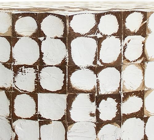 Miniatura 27 de East at Main Mesa auxiliar cuadrada – 16.6 pulgadas de ancho x 16.6 pulgadas de alto, sala de estar, entrada, espacios pequeños, mesa de decoración